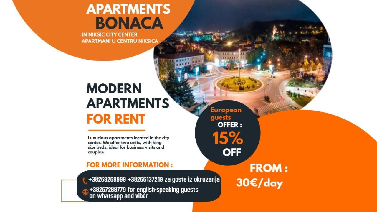 Apartmani Bonaca U Centru Niksica Buitenkant foto